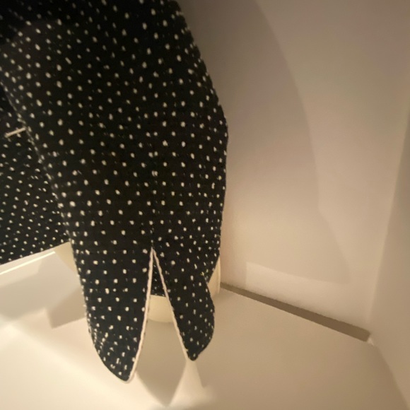 Albert Nipon Blazer, black with white polka dots, size 10 - Picture 9 of 10